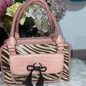 Authentic Brighton Piper Dusty Rose Tote Handbag